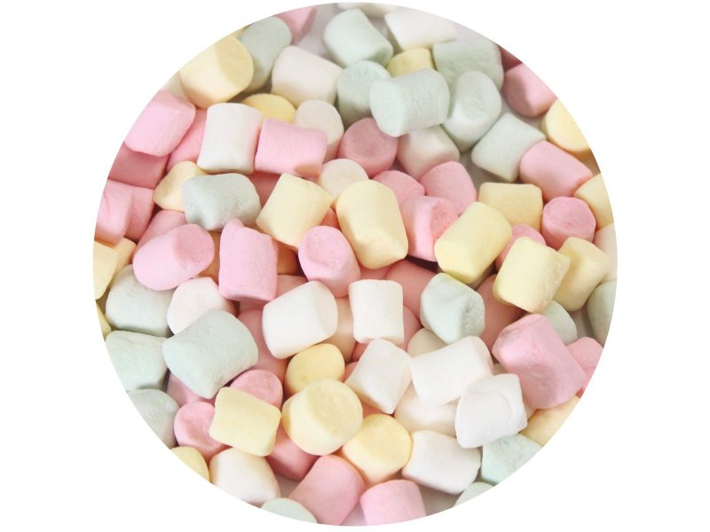 Cukrové zdobení FunCakes, Mini Marshmallows 50g