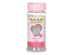 Cukrové zdobení FunCakes, máček stříbrný 80g