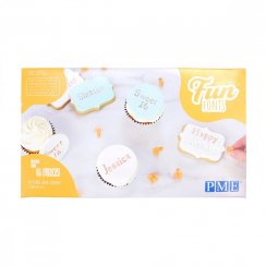 Vytlačovací abeceda PME Cupcakes & Cookie 2 FF57