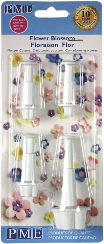 PME sada vypichovačů kytička 4 ks