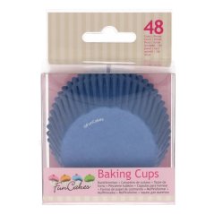 Cukrářské košíčky, 50x32mm Royal Blue, FunCakes, 48ks