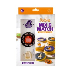 Halloweenská vykrajovátka na sušenky Mix & Match – sada 4 ks