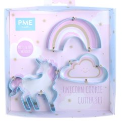PME sada kovových vykrajovátek jednorožec 3 ks