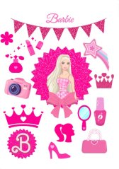 Jedlý papír Barbie