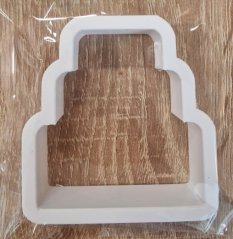 Plastové vykrajovátko dort 3patrový