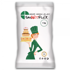 Smartflex Velvet Vanilka, Grass Green - tmavě zelený 1kg