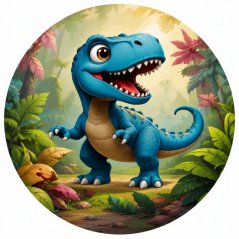 SLADCOSTI jedlý papír Dinosaurus na dort