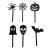 Cupcake zápichy Halloween – sada 6 ks