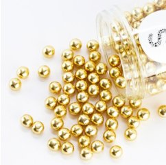 Cukrové zdobení Super Streusel Schokokugeln Gold, 180g